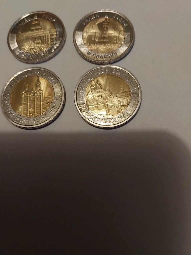 Sprzedam zestaw 9 monet okolicznościowych 5 zł