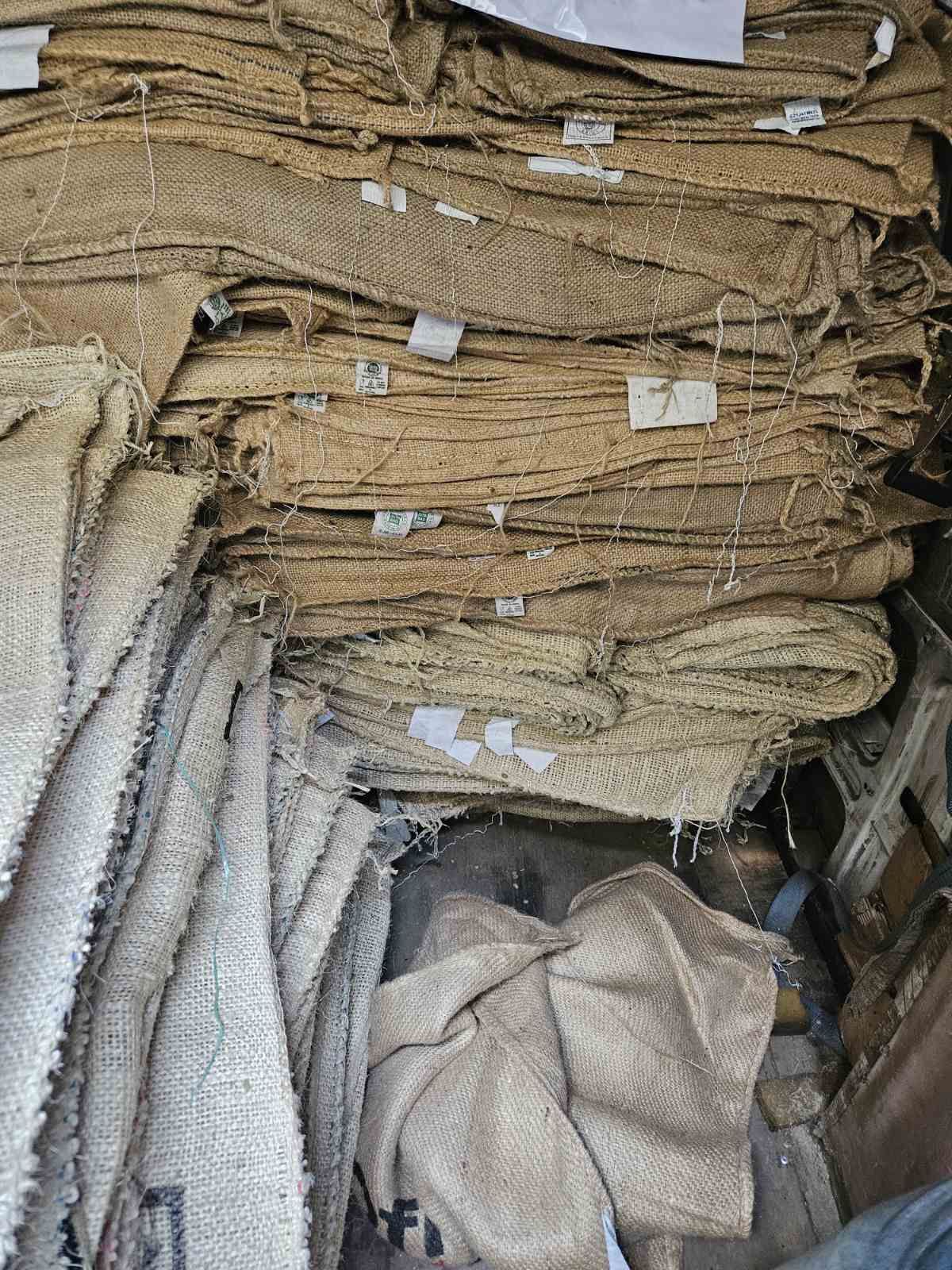Акція!!! Мішки плотні джутові товсті мішковина.кількість 8800шт.! Гурт