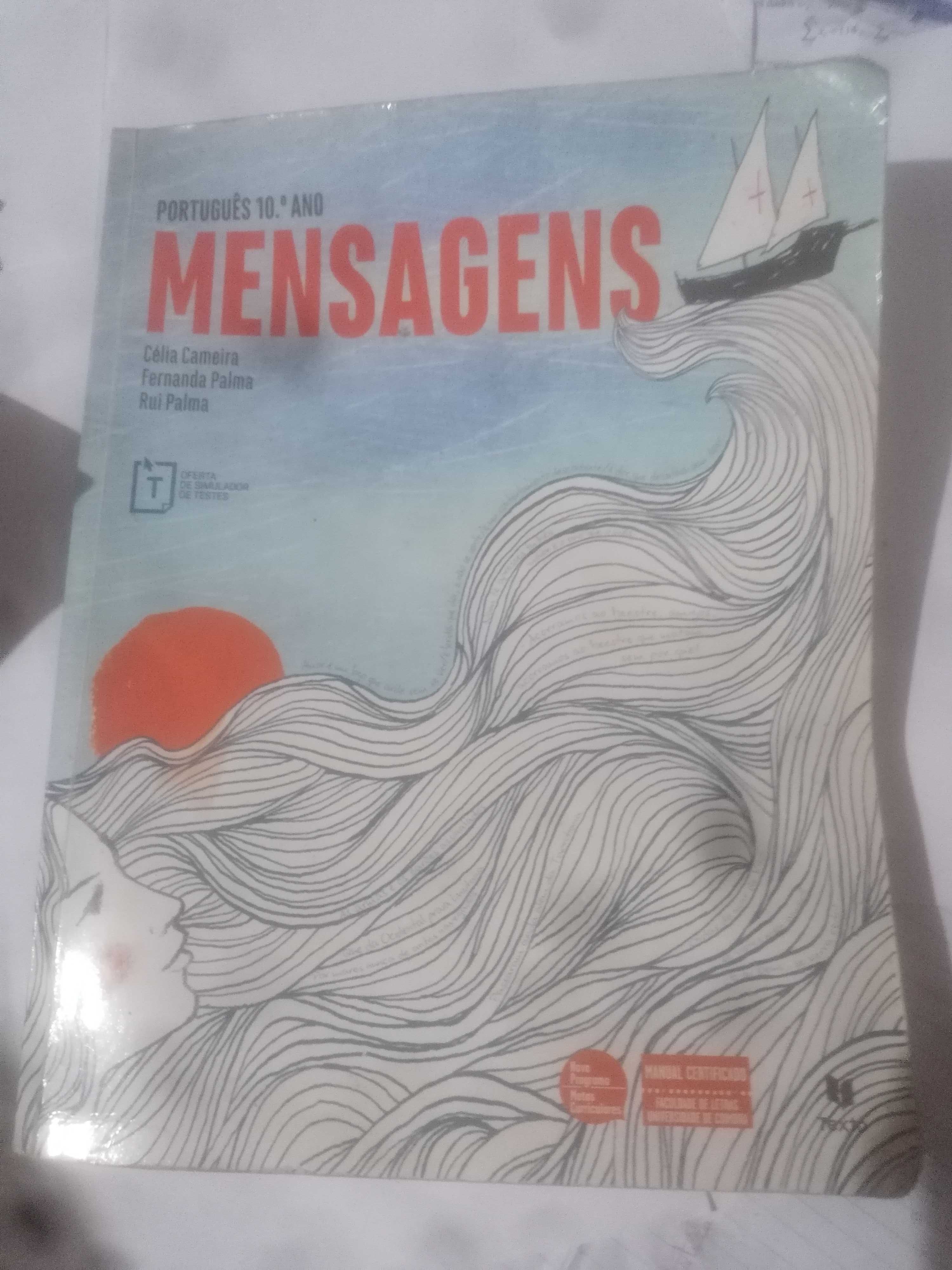 Livro de Português "Mensagens" 10º Ano