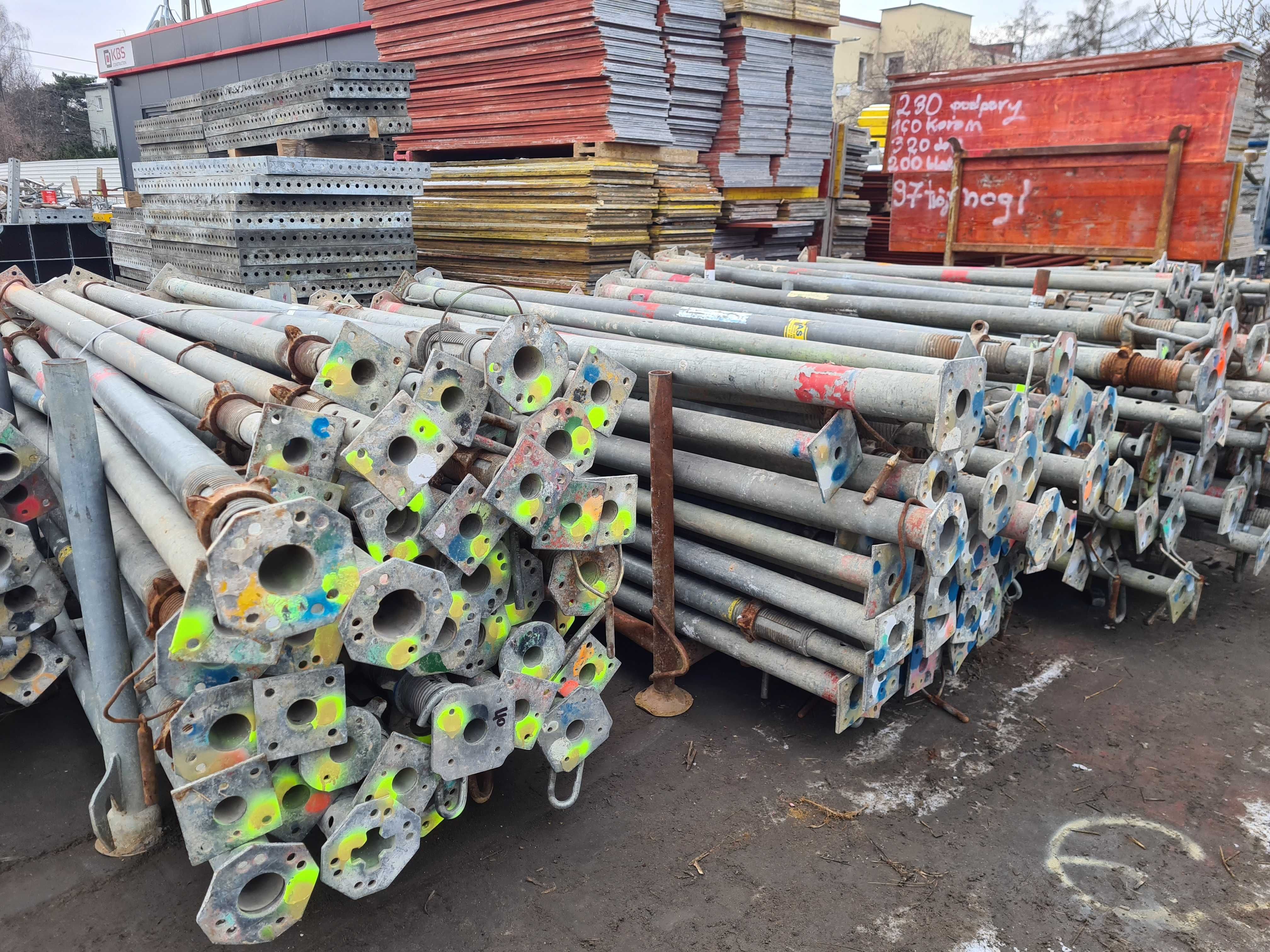 Podpora stropowa 200/350 używana 20 KN, szalunek stropowy Peri