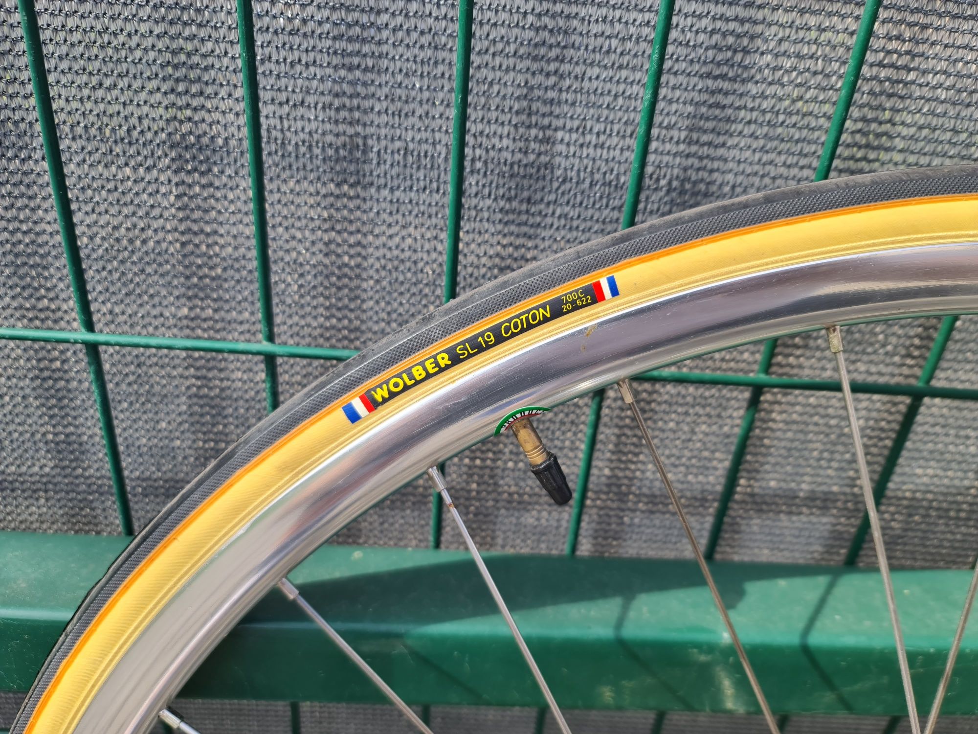 Komplet Retro kół szosowych Shimano Sante Ambrosio Aero Dynamic