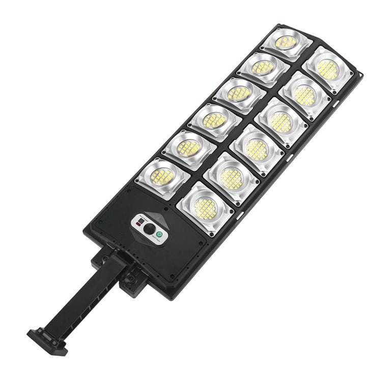 Lampa solarna LED uliczna z pilotem czujnik ruchu zmierzchu 1700W