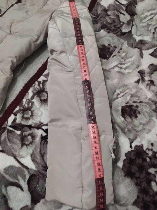 Пальто - пуховик на синтепоні тепла зима-осінь