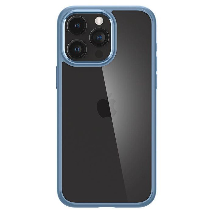 Etui Spigen Crystal Hybrid w kolorze Sierra Blue dla iPhone 15 Pro Max