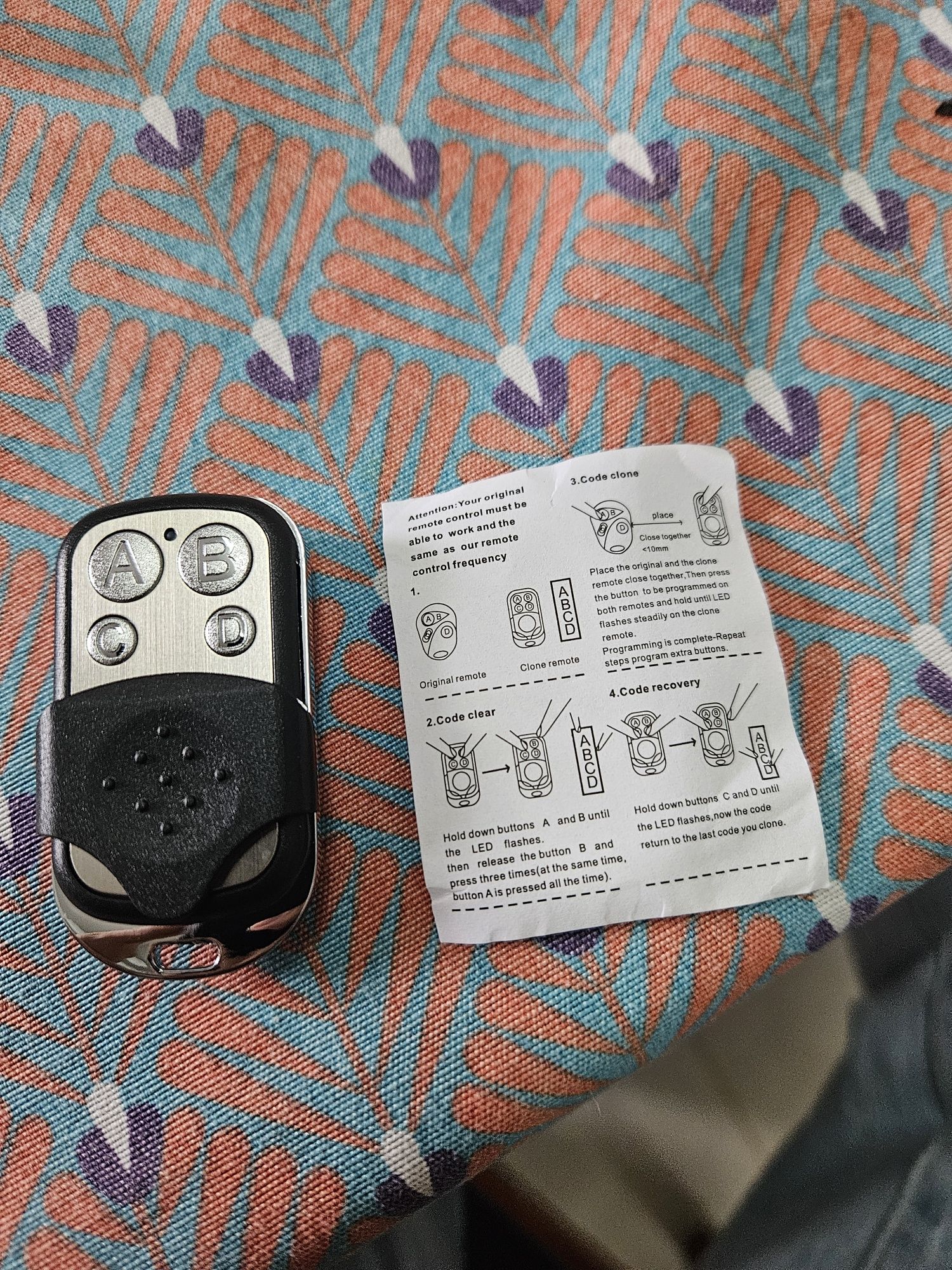 Comando Garagem Universal 433 MHZ