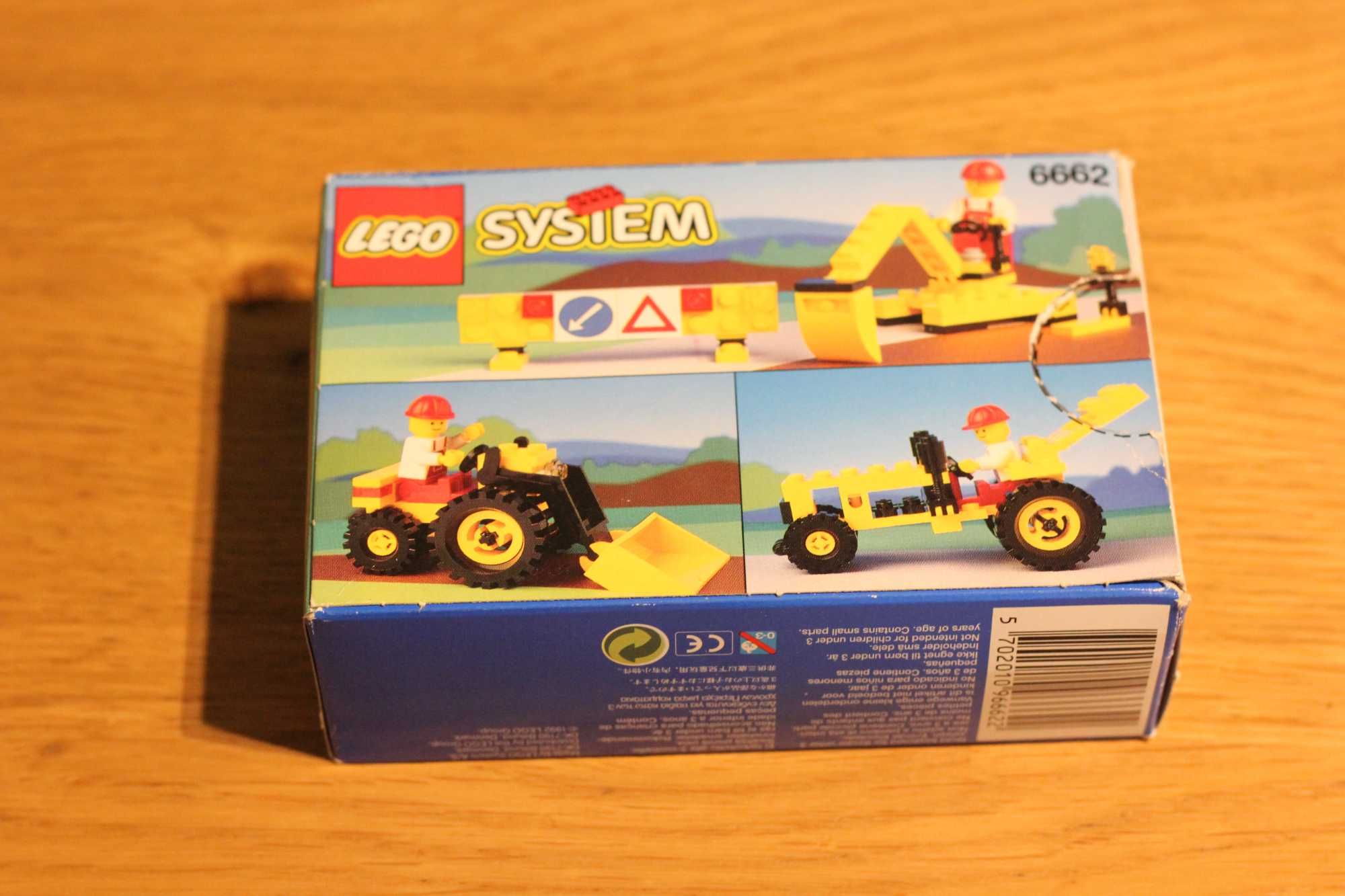 Lego 6662 - Backhoe, komplet jak nowy z instrukcją i pudełkiem, System