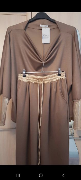 Dres komplet czekolada uni od L do 3xl