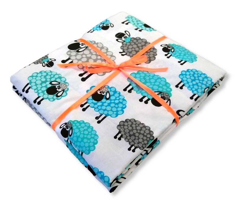 80x110 Kołdra obciążeniowa sensoryczna terapia SI dla dzieci WZORY