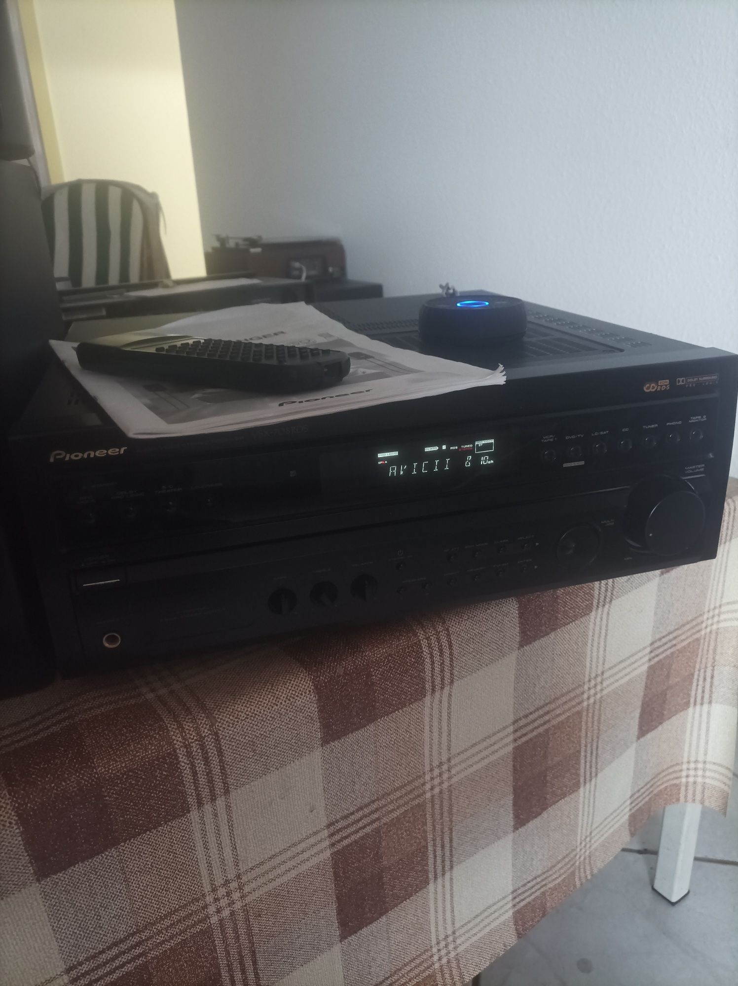 Pioneer VSX-708 RDS,5,1, pilot, papiery SUPER stan!