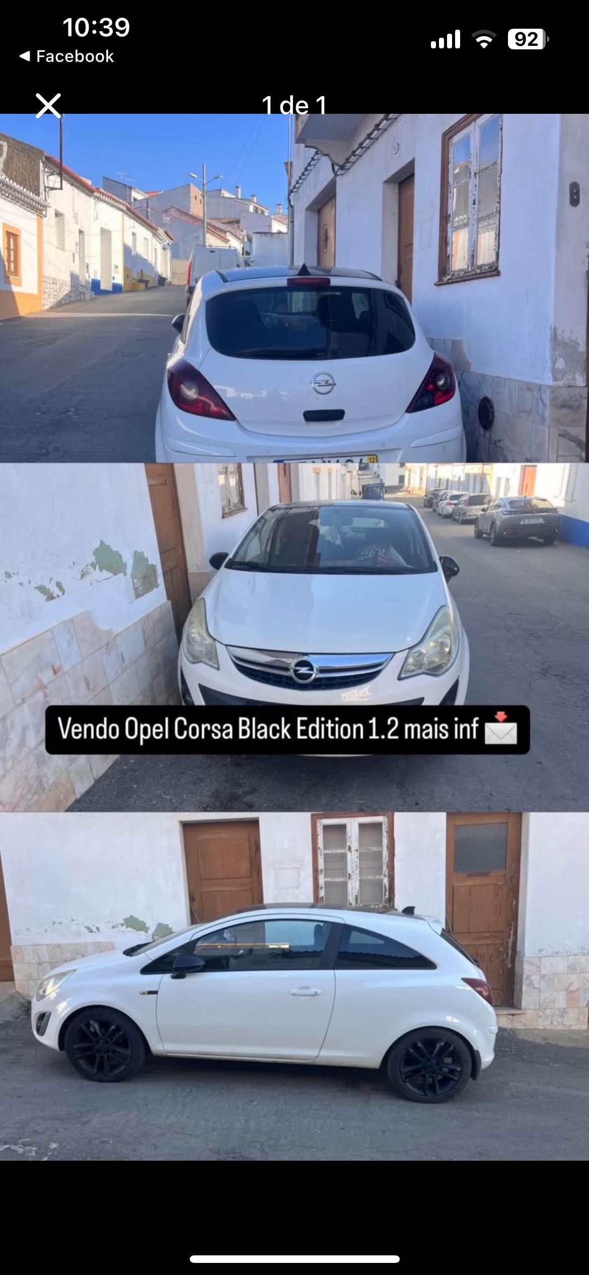 Opel corsa black edition