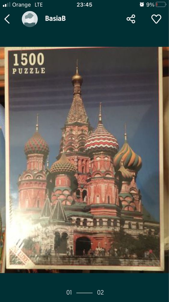 Puzzle 1500 elementow