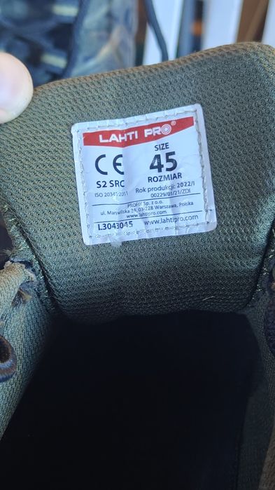 Buty Lahti pro 45 , obuwie bezpieczne