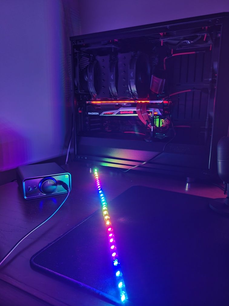 3 Fitas Led de 60cm cada  Asus ROG Adressable