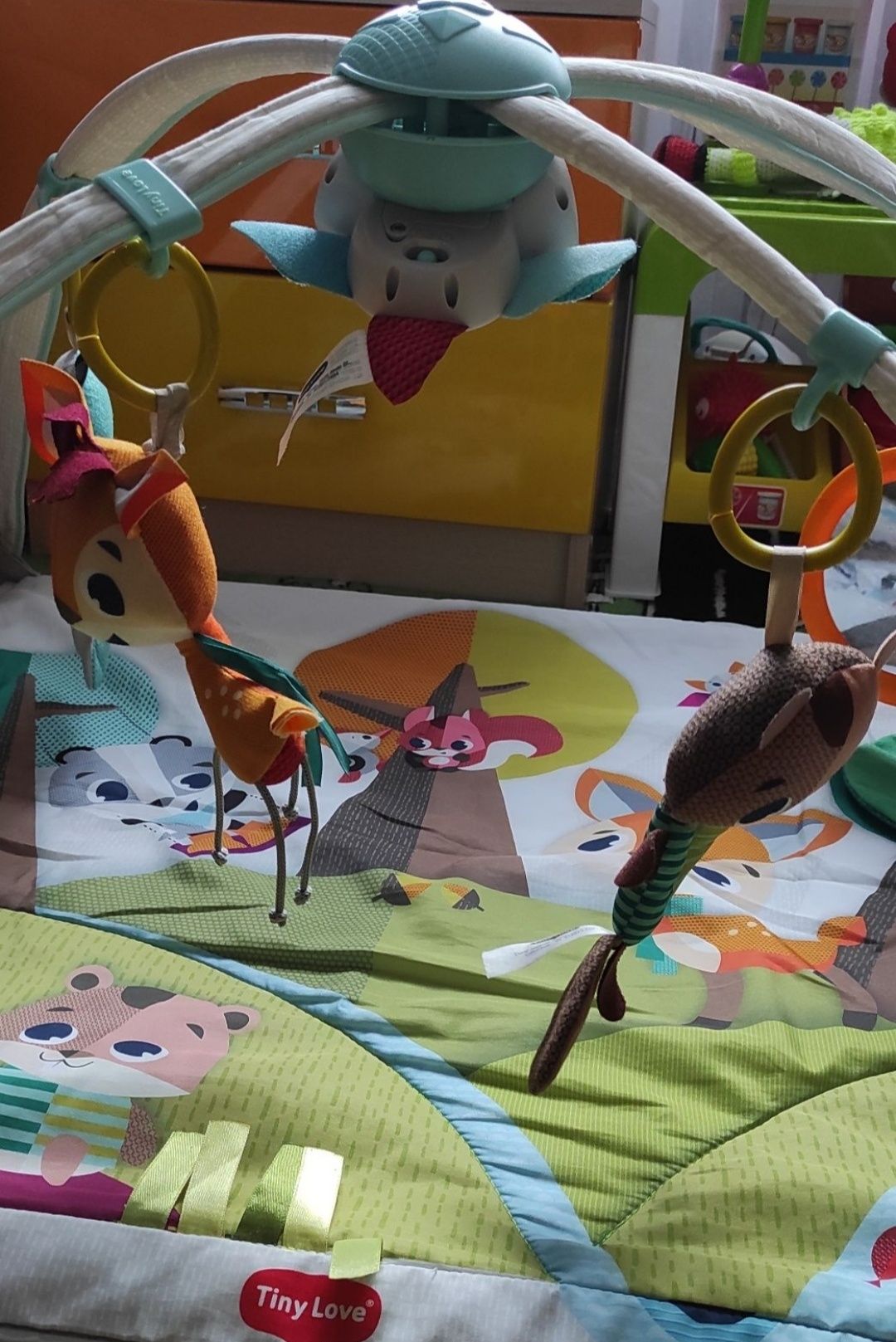Розвиваючий килимок. Килимок Tiny love. Лісові друзі .Коврик