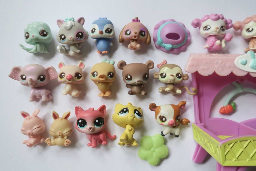 Mały kotek słonik małpka piesek dzidziusie Littlest Pet Shop baby lps