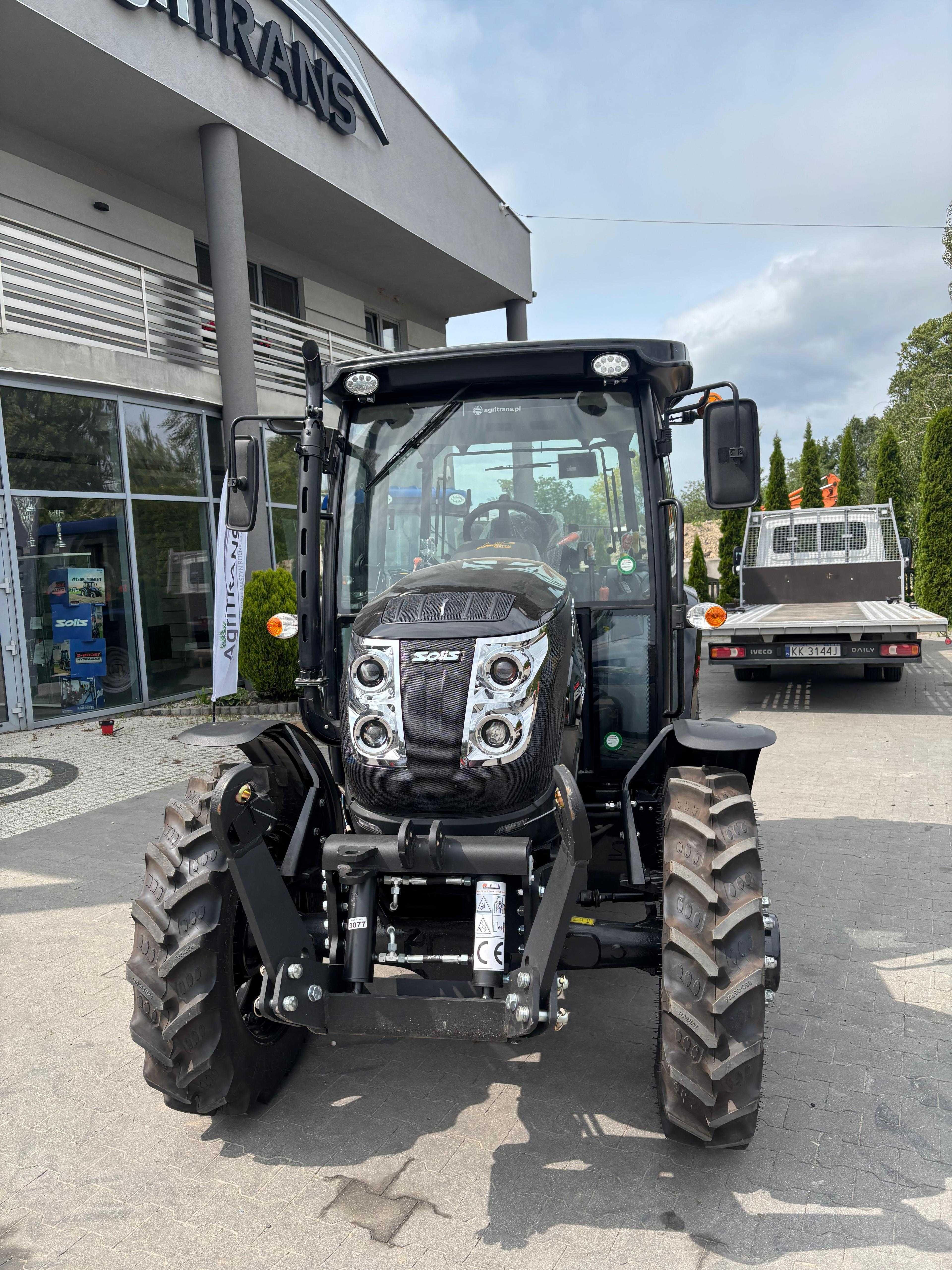 Ciągnik rolniczy SOLIS 60 4WD, 58 kM, wersja limitowana BLACK PANTHER