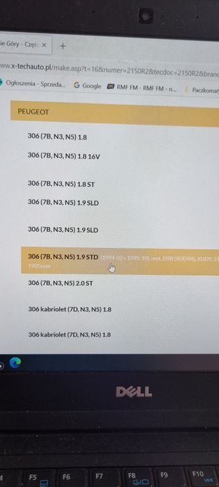 Linka sprzęgła citroen berlingo peugeot partner 306 nowa oryginał