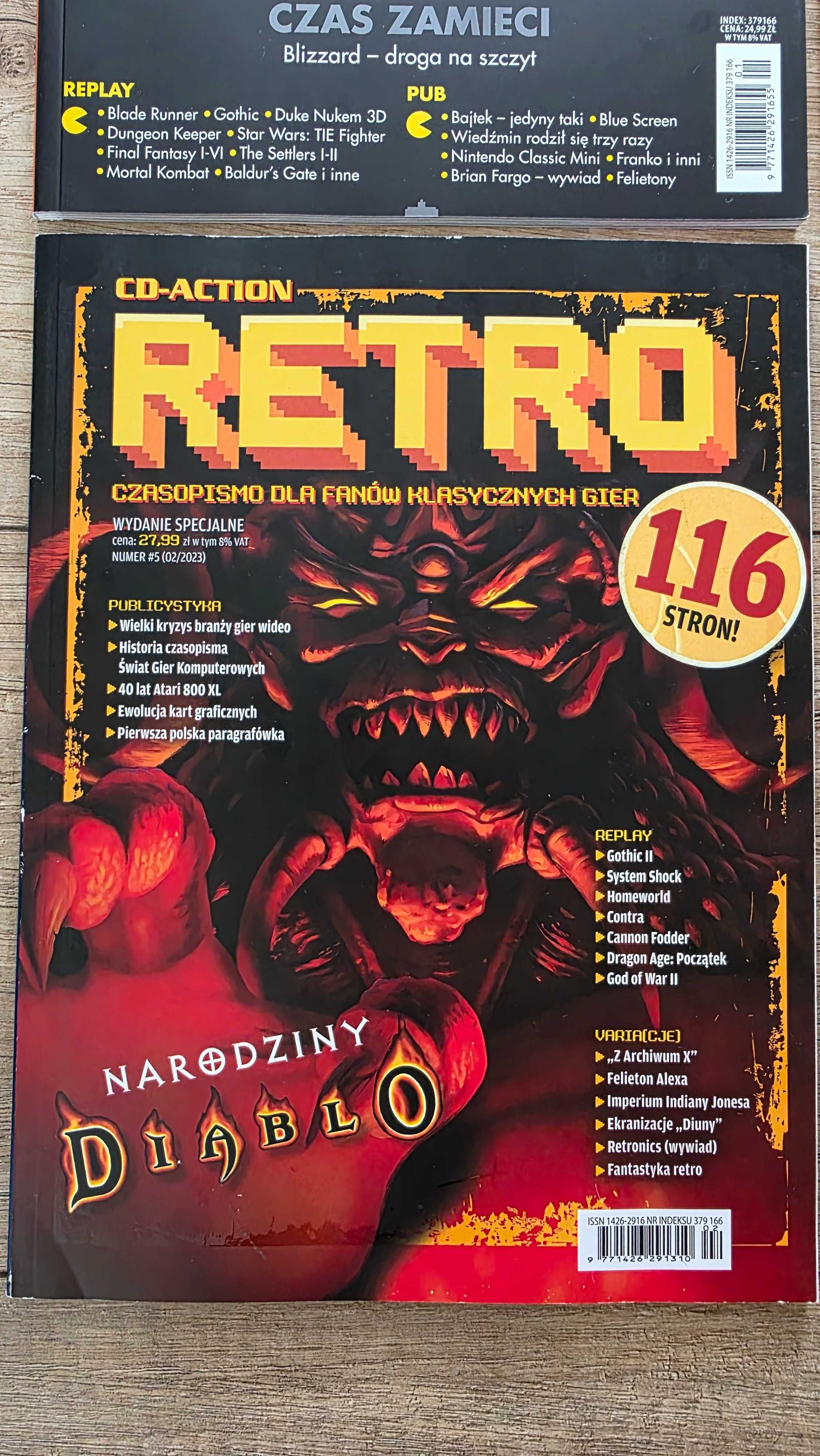 Retro CD-Action - wszystkie numery - 1,2,3,4,5,6,7,8 - jak NOWE