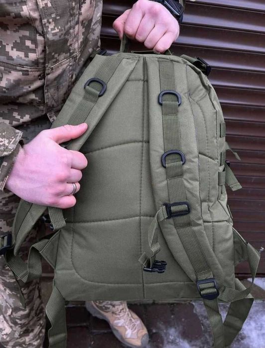 Рюкзак тактический штурмовой водоотталкивающая ткань цвет олива