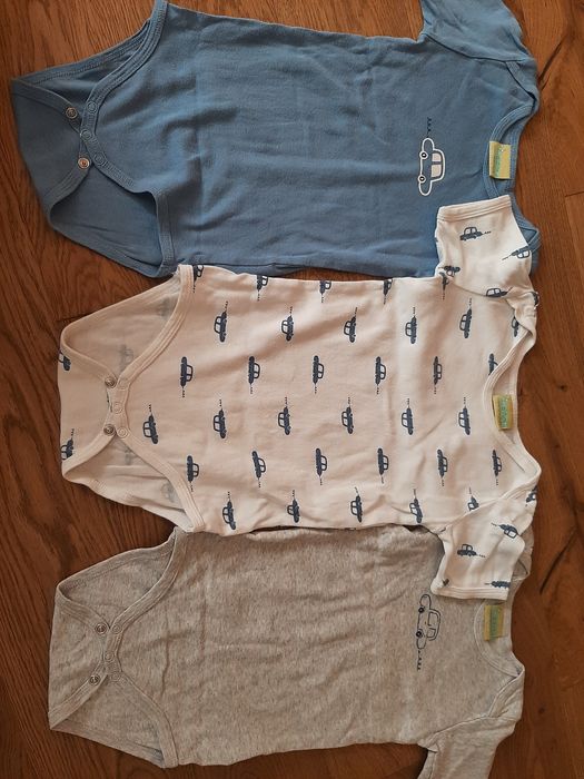 Zestaw 3 x body z krótkim rękawem Impidimpi 98/104