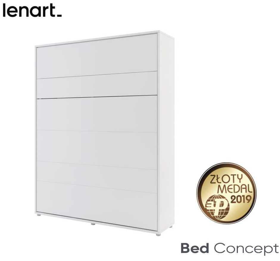 Półkotapczan łóżko chowane zamykane w szafie Bed Concept 160x200