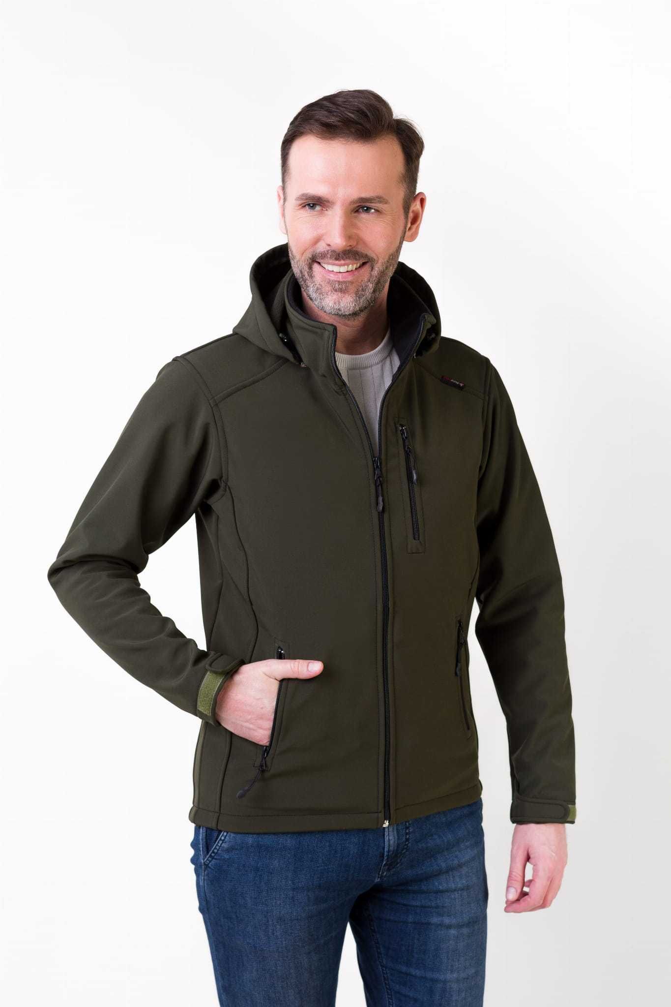 Polska Kurtka softshell "ZONDA" Ciemno zielona Polski producent !