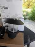 IKEA UPPLID Lampa ścienna zewnętrzna czarny 20 cm