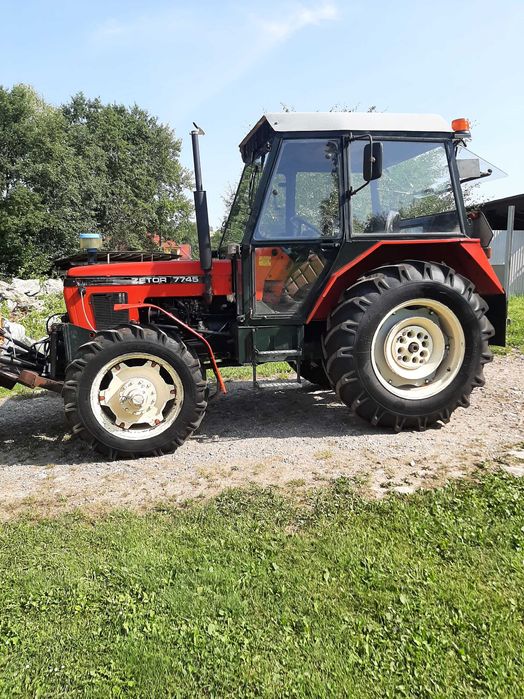 Zetor 7745   Zamiana Zetor Pług do śniegu