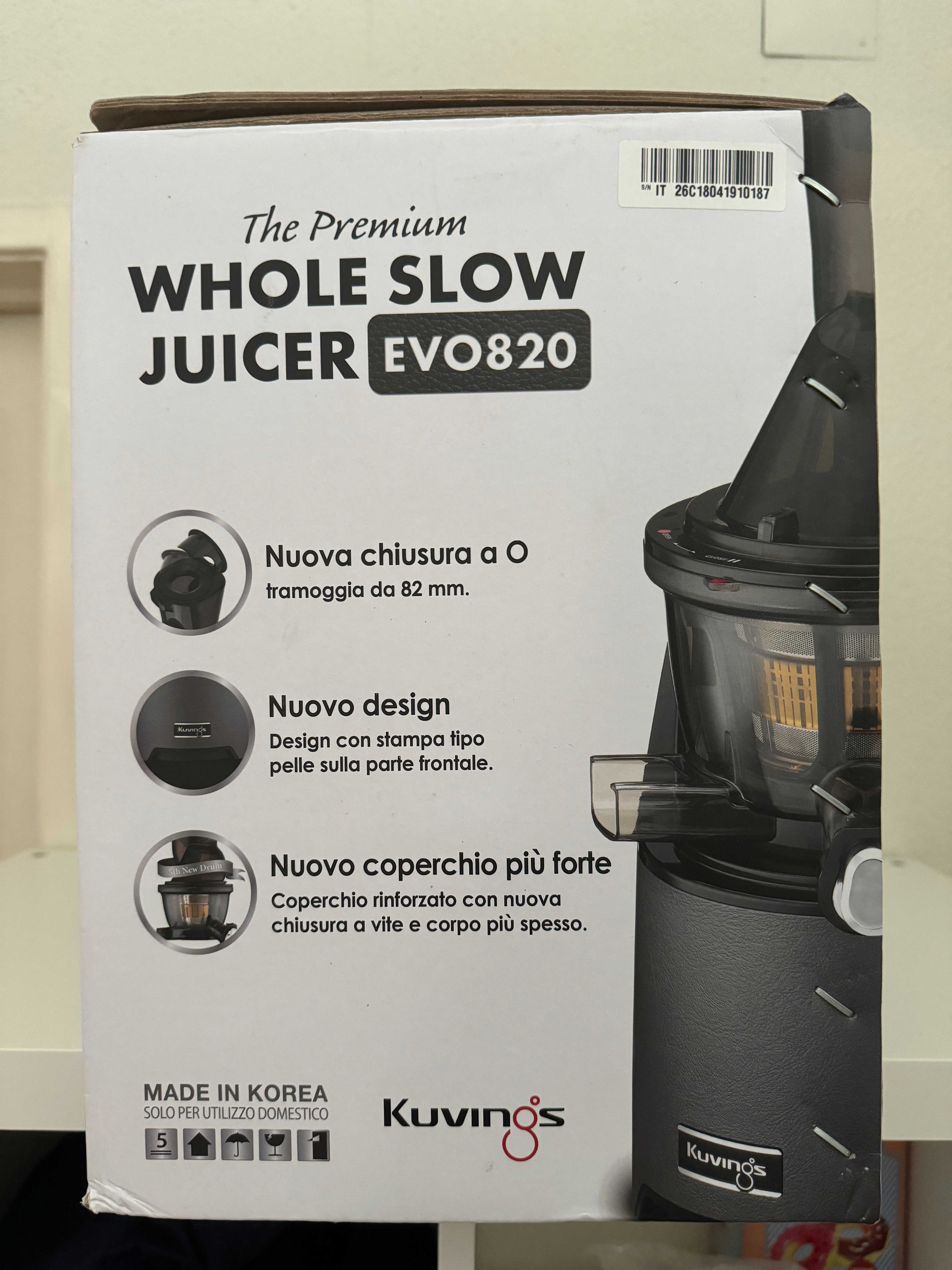 Máquina de Sumos (Slow Juicer) Kuvings