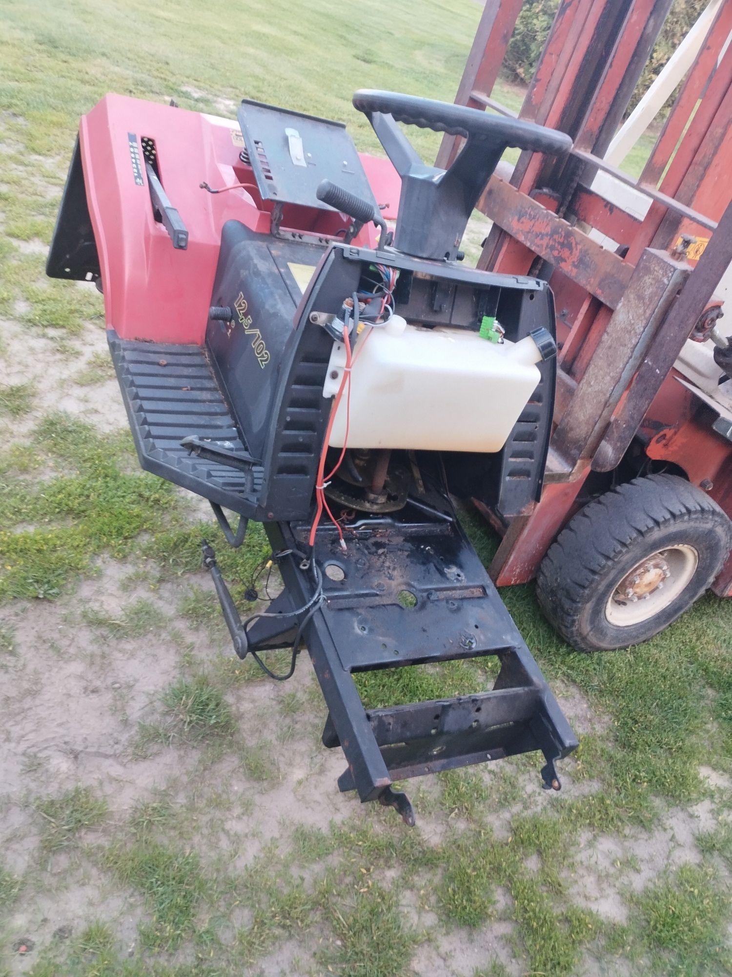 Przekładka na manual z hydro 705-002 Castel garden Honda traktorek