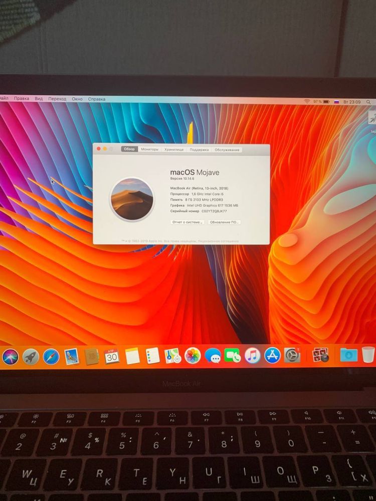 Apple MacBook Air” 13 (2018) i5/8GB RAM/128GB SSD