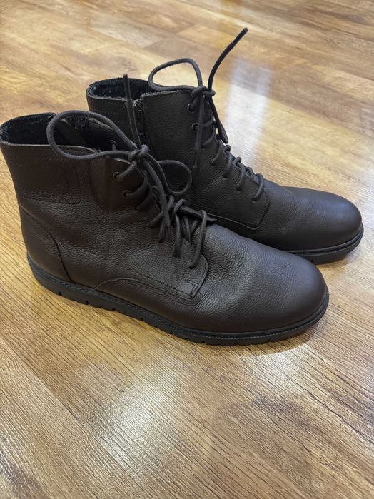 Шкіряні чоботи, зимові, GEOX RESPIRA, 45 розмір