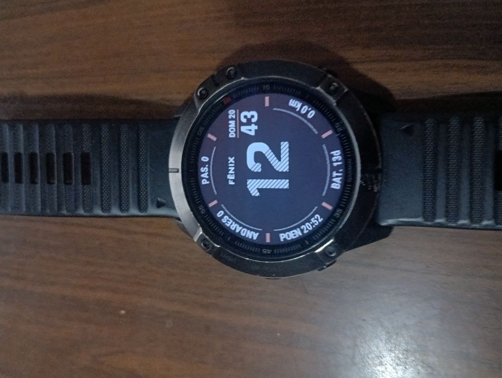 Smart whatch Garmin Fênix 6X pro impecável
