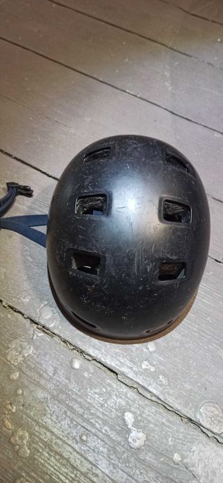 Kask rowerowy Oxelo czarny rozmiar 52-55 cm