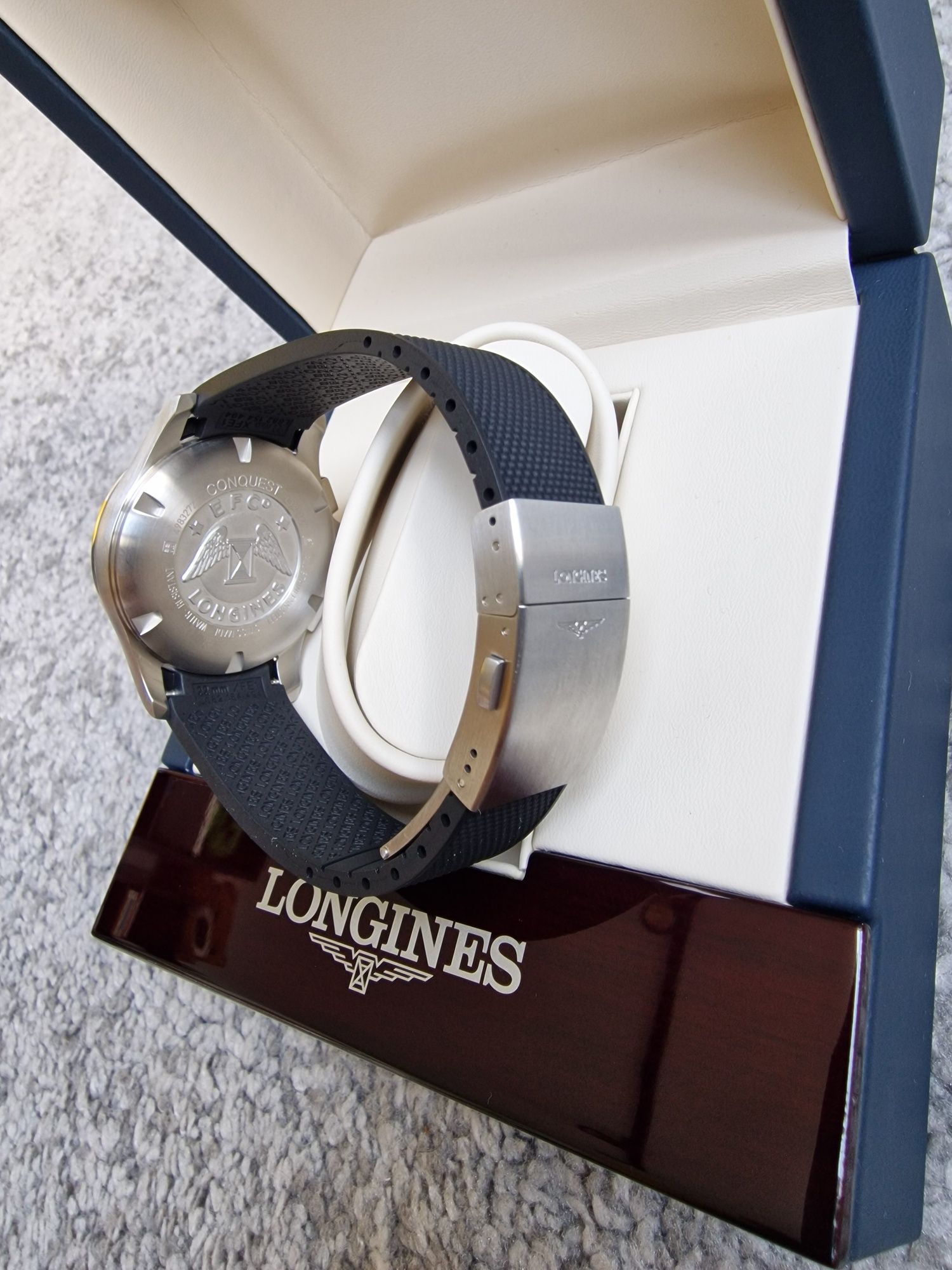 Zegarek Longines Conquest L3.727.4 – nowy, nieużywany, na gwarancji