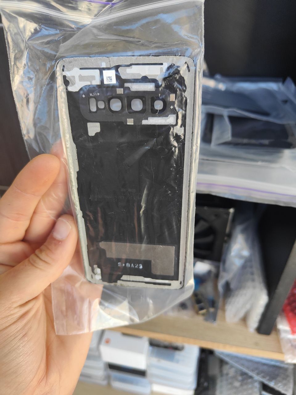 Original 100% нова чорна кришка до Samsung S10 G973