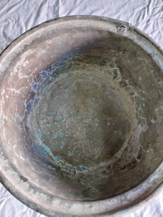 Alguidar cobre antigo