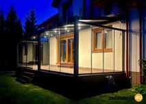 Zadaszenia i zabudowy tarasów, szkło przesuwne, pergole aluminiowe