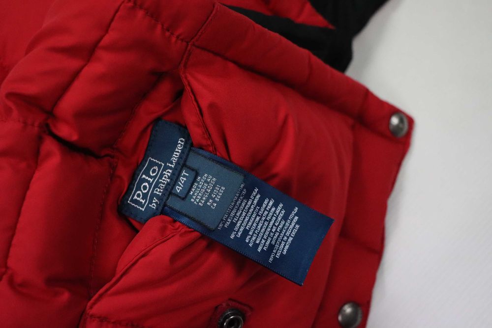 Ralph Lauren puchowy dwustronny bezrękawnik rozmiar 4t ( 3 lata )