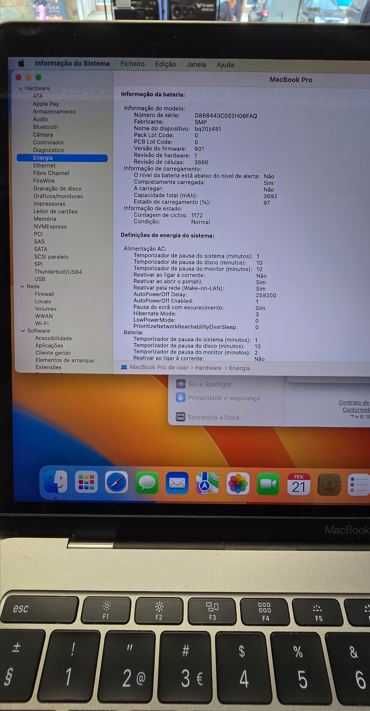 Vendo portatil apple a1708 I5 / ram 16g / disco 128gb