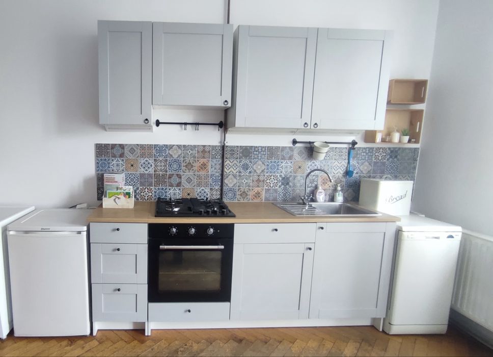 Kuchnia IKEA KNOXHULT / piekarnik / płyta gazowa / lodówka / zmywarka