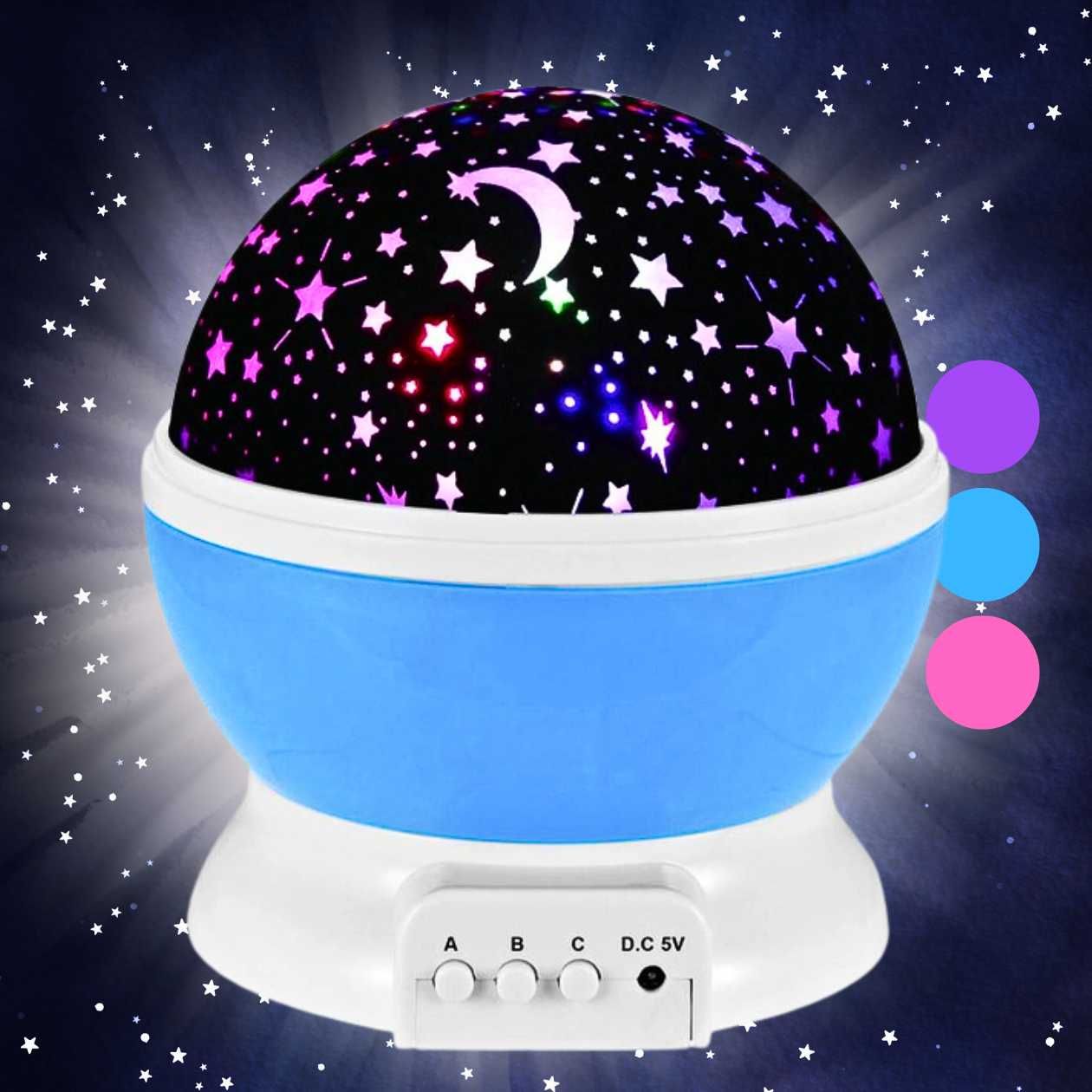 Ночник проектор звездного неба Star Master Dream LED светильник