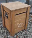 Taboret z pojemnikiem Pufa Skrzynia 40x40x50 KOLOR DĄB( sun-meble.pl )