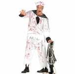 Biały strój halloween marynarz zombie rozmiar L