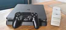 Konsola PS4 slim 800GB + ładowarka