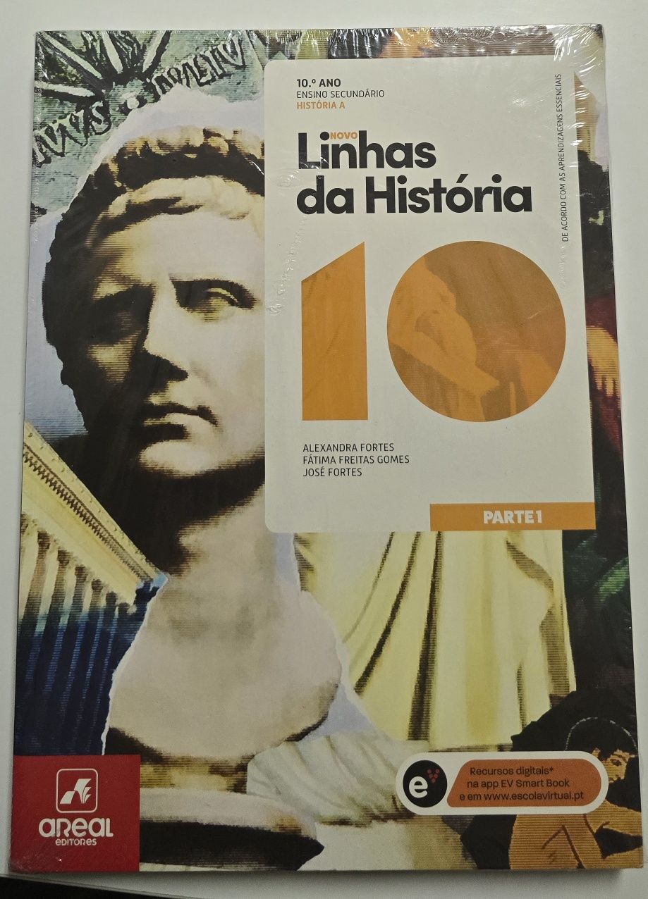 Linhas da História 10⁰ Ano - Parte 1, 2 e 3 - [NOVOS e SELADOS]