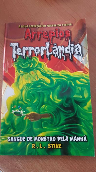 Livro da colecção Arrepios terrorlândia