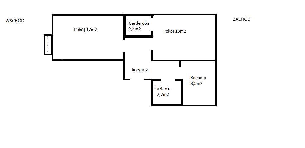 2-pokojowe mieszkanie 48 m² do wynajęcia, Gliwice-Sikornik ul Rybnicka