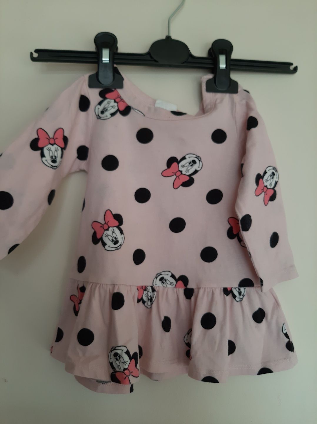 Sukienka H&M wzór Myszka Minnie r.68