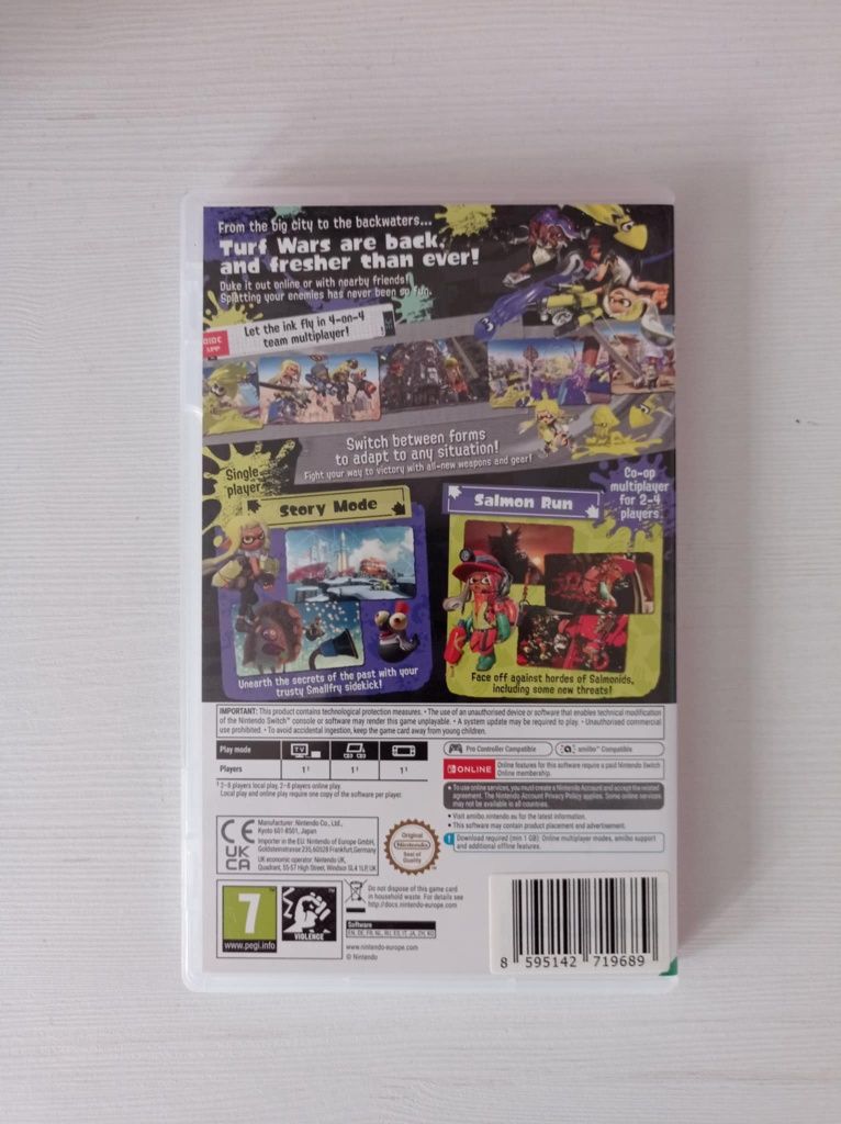Gra Splatoon 3 na Nintendo Switch ( pudełko ) Stan BDB !!!